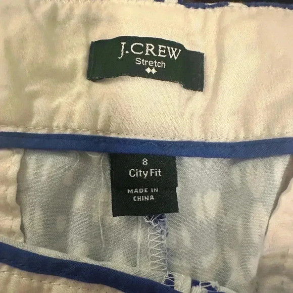 J. Crew Blue and White Bermudas - Picture 3 of 6